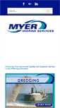 Mobile Screenshot of myermarineservices.com